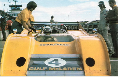 McLaren M20 - Peter Revson at the Edmonton raceway, Canada