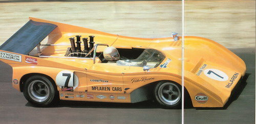 Peter Revson driving his M8F 1971
