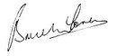 Bruce McLaren's signature